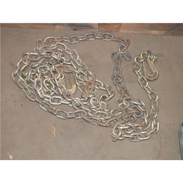 20ft Chain w/ 2 Hooks