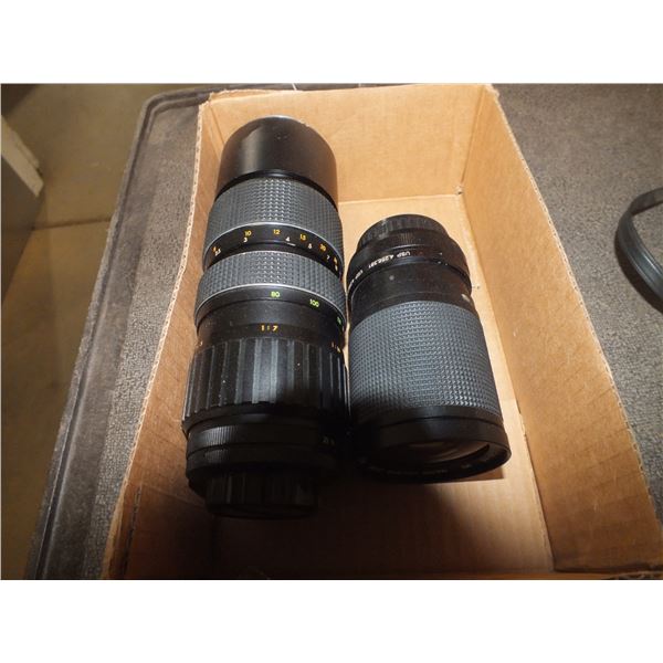 3 Vintage Camera Lenses