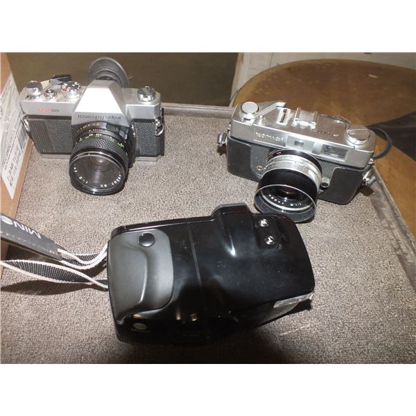 3 Vintage Cameras