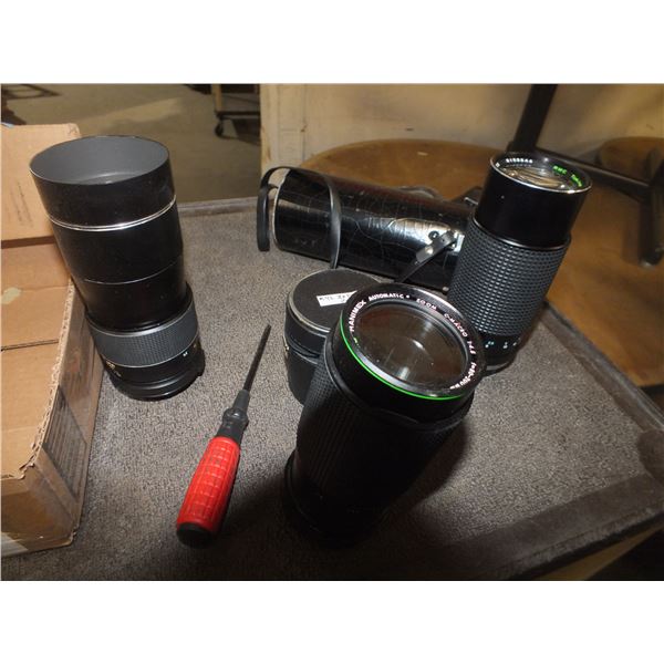 4 Vintage Camera Lenses