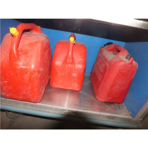 4 Assorted Jerry Cans