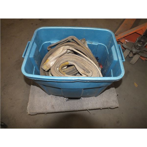 Tote Of Slings/ Tie Downs / Tire Chains