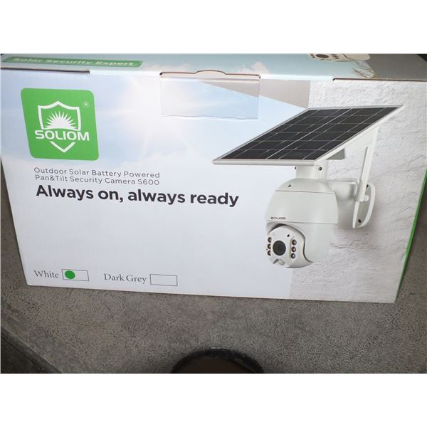 Soliom Outdoor Solar Battery Powered Security Camera