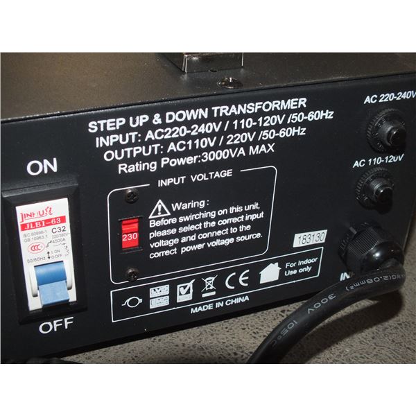 Step Up & Down Transformer