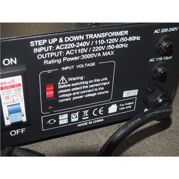 Step Up & Down Transformer