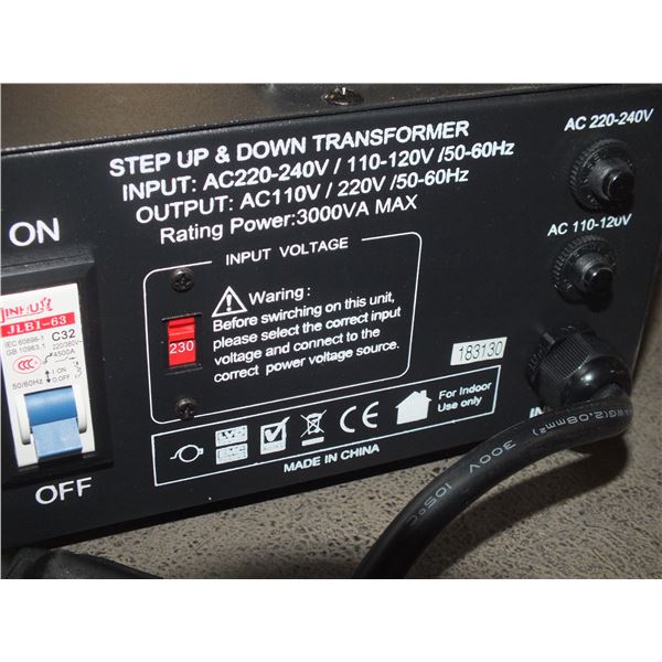 Step Up & Down Transformer