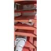 Image 3 : Appx. 2' x 2' x 8' orange storage rack 9 shelves