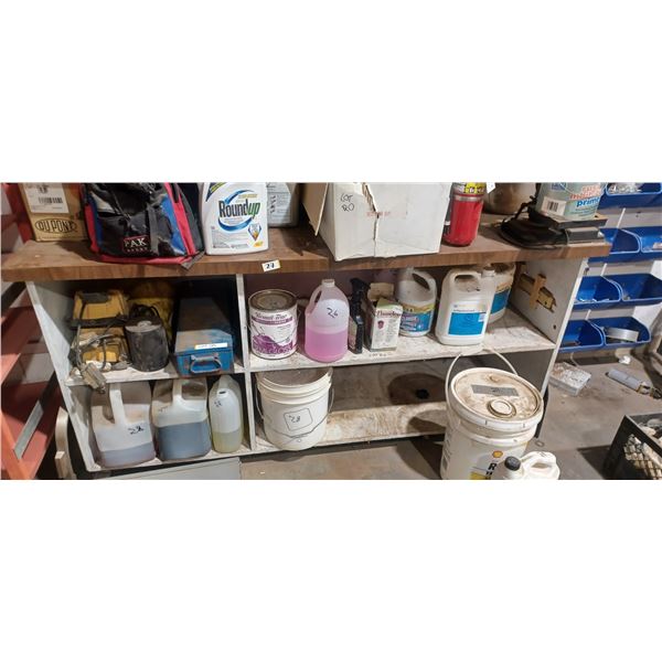 Shop Shelf with power bar