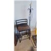 Image 1 : BAR STOOLS AND AND IRON LAMP