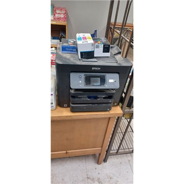 EPSON WORK FORCE PRO WF-4730 WITH EXTRA  TONER