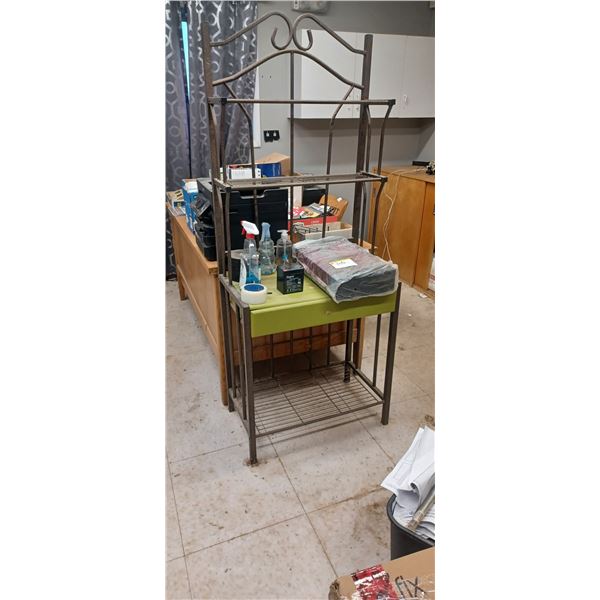 BAKERS RACK C/W CONTENTS