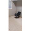 Image 4 : BOOK SHELF, CREDENCA, LARGE COUNTER STYLE DESK AND 3 SWIVEL OFFICE CHAIRS