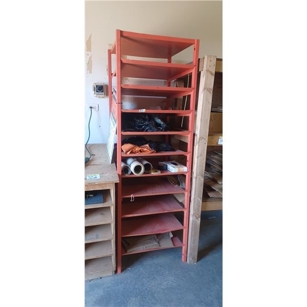 Metal storage rack
