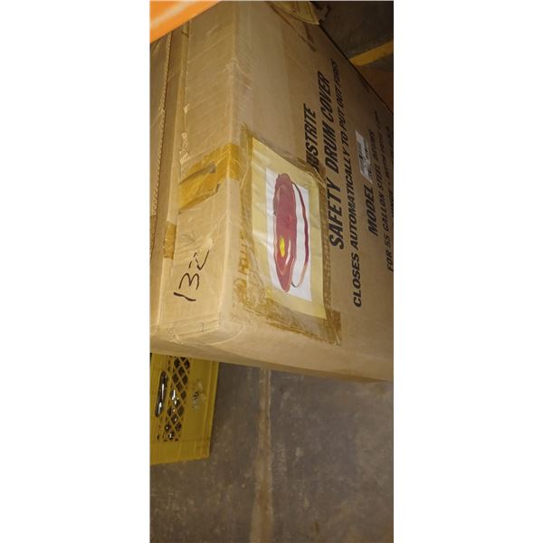 2-55 gal. steel drum safety covers