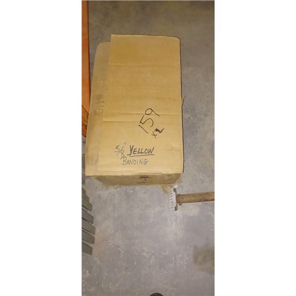 Box of Yellow banding Material