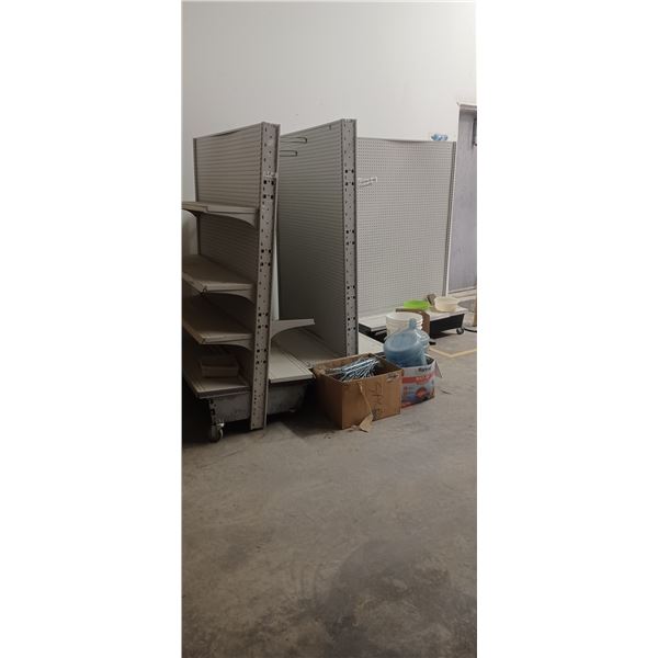 Gondola Shelving on wheels