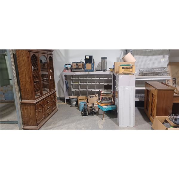 China cabinet and sewing machines