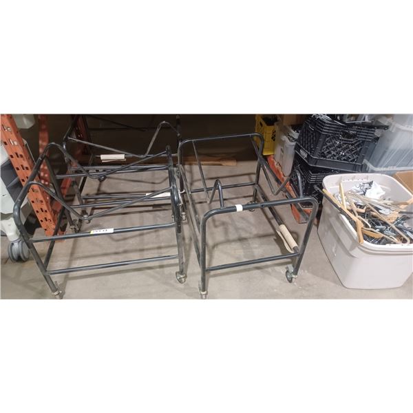3ea. wheeled Racks