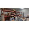 Image 3 : 3 SECTIONS OF 10 FT H X 8 FT  L X 42" W PALLET RACKING C/W 4 UPRIGHTS, 16 - 6" BEAMS AND SHELVING