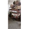 Image 1 : 2 SECTIONS OF 10 FT H X 8 FT  L X 42" W PALLET RACKING C/W 3 UPRIGHTS, 12 - 6" BEAMS AND SHELVING