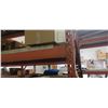 Image 4 : 2 SECTIONS OF 10 FT H X 8 FT  L X 42" W PALLET RACKING C/W 3 UPRIGHTS, 12 - 6" BEAMS AND SHELVING
