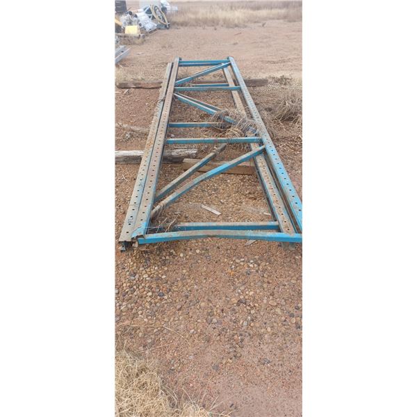 2-12 FT HIGH X 42 INCH WIDE PALLET RACKING  UPRIGHTS