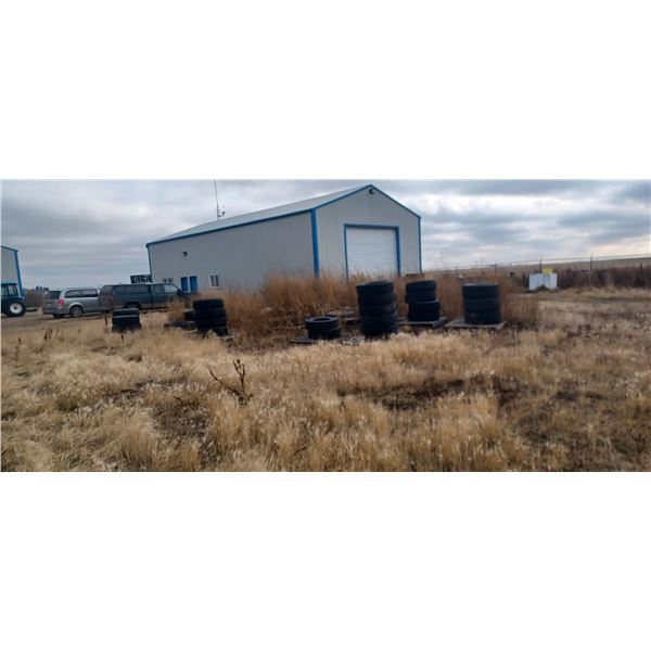 ALL TIRES. RIMS, DODGE TRUCK GRILL AND NEW FORD RUNNING BOARDS