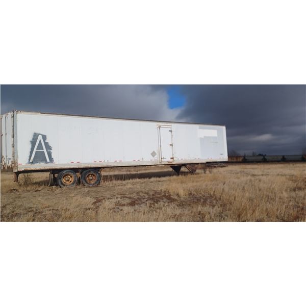 1997 48 FT GREAT DANE STORAGE SEMI  TRAILER VAN VIN 1PNV482B2WG305546 UNIT MAYBE BE MOVABLE