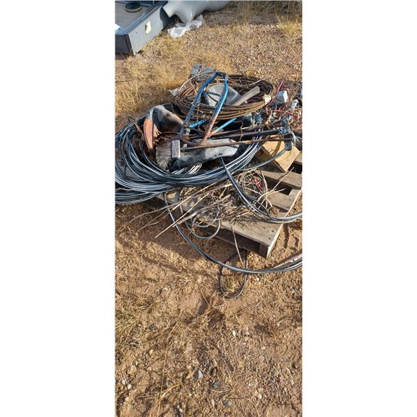 ASSORTED CABLES AND WIRING AND MISC.