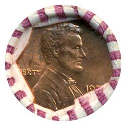 1976 Lincoln Cent RARE Never Opened Original Bank Roll 50 GEMS (COI-5499)