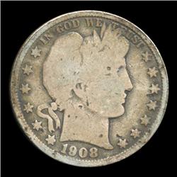 1908O Barber Half Circulated (COI-5707)