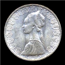 1966 Italy 500 Lira Silver BU (COI-5753)