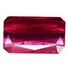 Image 1 : 3.83ct Exquisite Emerald Cut Top Blood Red Ruby Natural (GEM-17755)