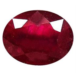 4.56ct Fabulous Oval Top Blood Red Ruby Natural VS (GEM-18673)