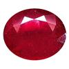 Image 1 : 5.95ct Excellent Oval Top Blood Red Ruby Natural SI (GEM-18682)