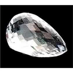 1.67ct Unheated AAA Light Blue Aquamarine Briolette VVS (GEM-18814)