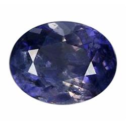 1.62ct Violet Iolite Oval Facet Africa (GEM-19071)
