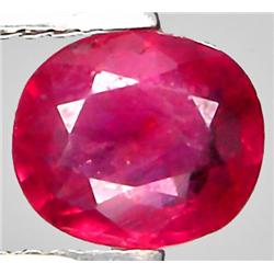 1.27ct RARE Top AAA Pink Red Ruby Mogok VS Oval Cut  (GEM-7617)