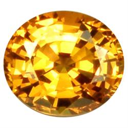 .45ct Sparkling Oval Yellow Sapphire Natural (GMR-0945A)