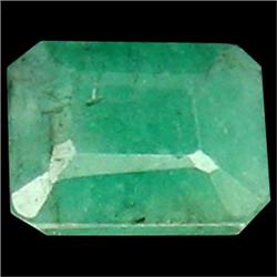 3.05ct Octagon Cut Natural Green Emerald (GEM-12872)