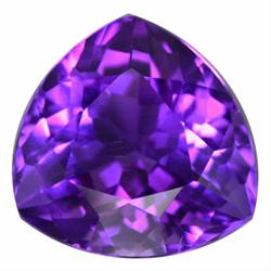 3.3ct Fabulous Top Purple Trillion Cut Amethyst (GEM-11978C)