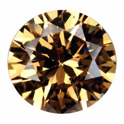 7.0ct Round Lab Champagne Diamond 10mm FLAWLESS (GEM-14112A)