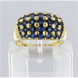 2.4ct Ceylon Blue Sapphire 14k Gold Ladies Ring (JEW-1673)