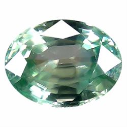 1.07ct Top AAA Oval Cut Green Zircon VVS (GEM-14118)