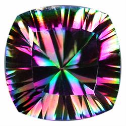 5.60ct Ravishing Natural Mystic Topaz Cushion Gem (GEM-14101)