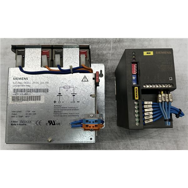 Lot of (2) Siemens Items #6EP1935-6ME21 & #6EP1931-2EC01