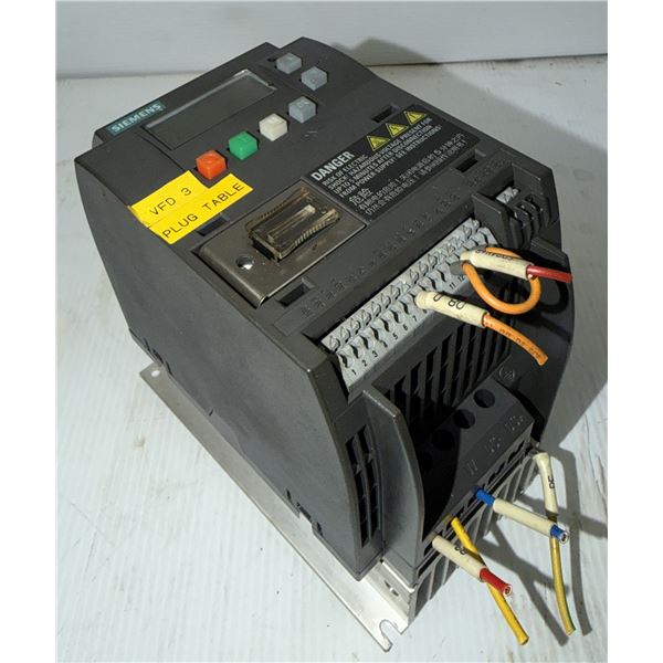 Siemens #6SL3210-5BE13-7UV0 Sinamics V20