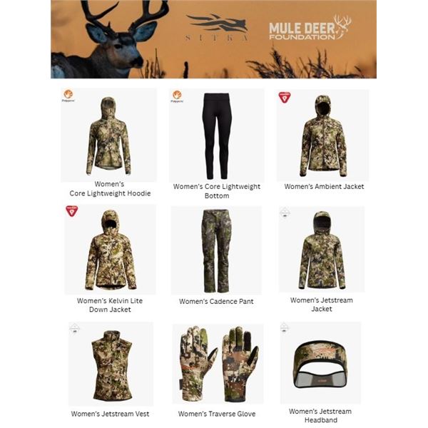 Sitka Gear Package, Women's