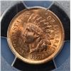 Image 2 : 1878 INDIAN CENT PCGS MS-64 RB STRONG RED COLOR