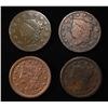 Image 1 : 1822, 1827, 1847, 1853 LARGE CENTS